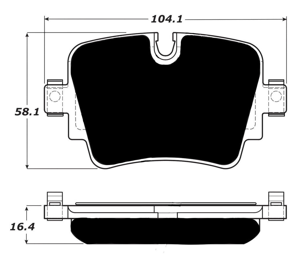 Porterfield Brake Pads for 2016 JAGUAR F-TYPE S
