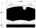 Porterfield Brake Pads for 2002 MASERATI QUATTROPORTE