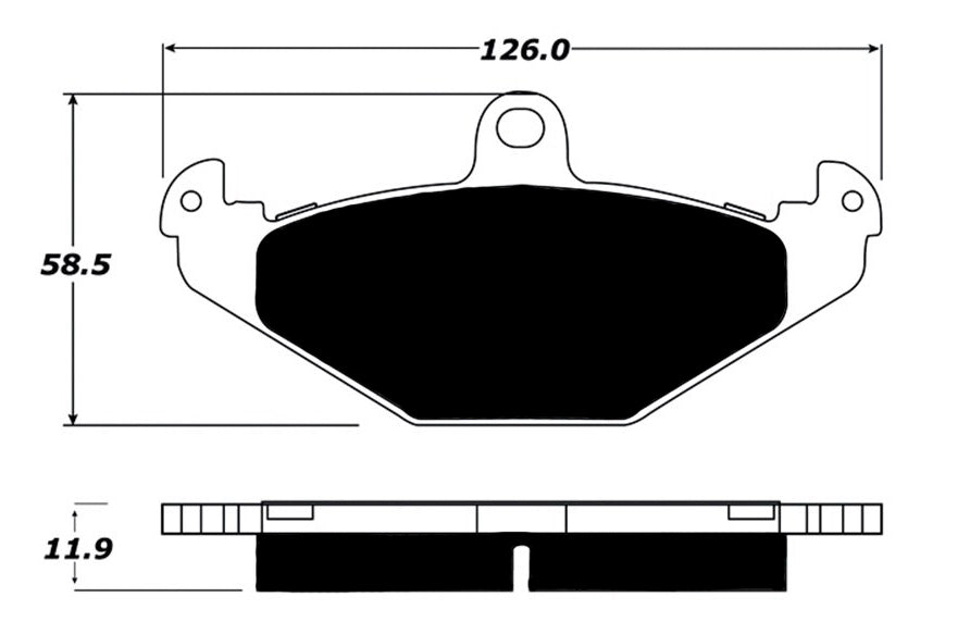 Porterfield Brake Pads for 2008 LOTUS EXIGE