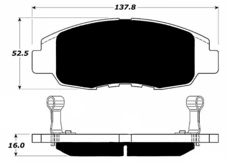 Porterfield Brake Pads for 2000 HONDA ACCORD Coupe 4 Cyl