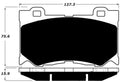 Porterfield Brake Pads for 2011 INFINITI FX50