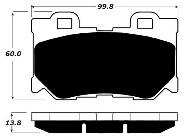 Porterfield Brake Pads for 2009 NISSAN 370Z Sport