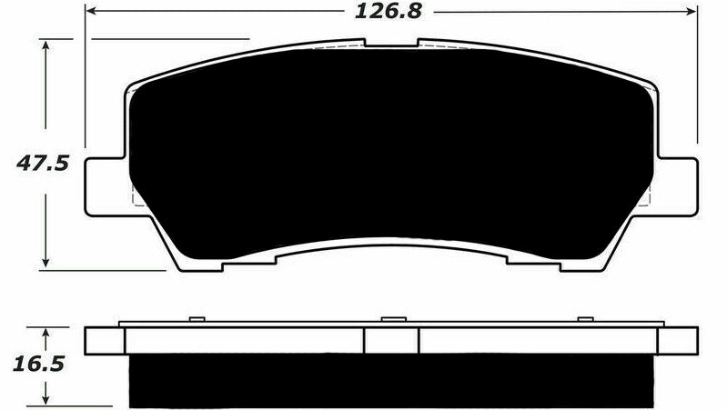 Porterfield Brake Pads for 2017 FORD Mustang 6 Cyl EcoBoost