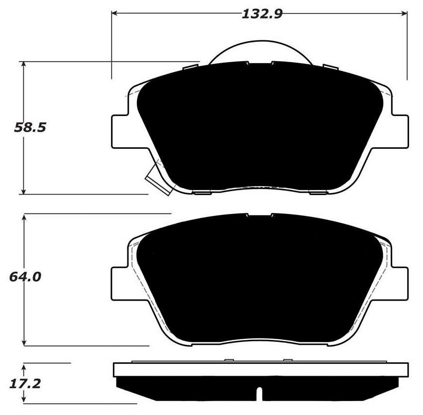 Porterfield Brake Pads for 2012 HYUNDAI SONATA