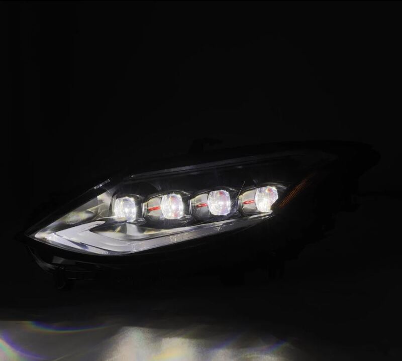 AlphaRex 23-24 Nissan Z NOVA-Series LED Projector Headlights Alpha-Blk w/Activation Light & Seq.Sig 880494