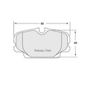 PFC BMW E30 3-Series Front Brake Pads - 11 Compound - 0278.11.17.44