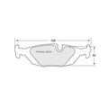 Performance Friction 0279.08.16.44 Racing Pad - 08 Compound