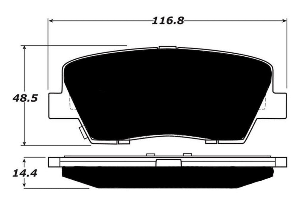 Porterfield Brake Pads for 2019 KIA STINGER