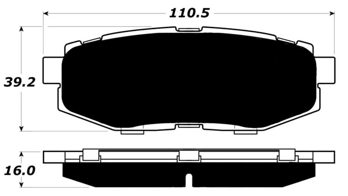 Porterfield Brake Pads for 2016 SUBARU BRZ w/ Vented Rear Disc