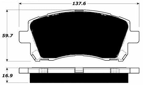 Porterfield Brake Pads for 2002 SUBARU WRX