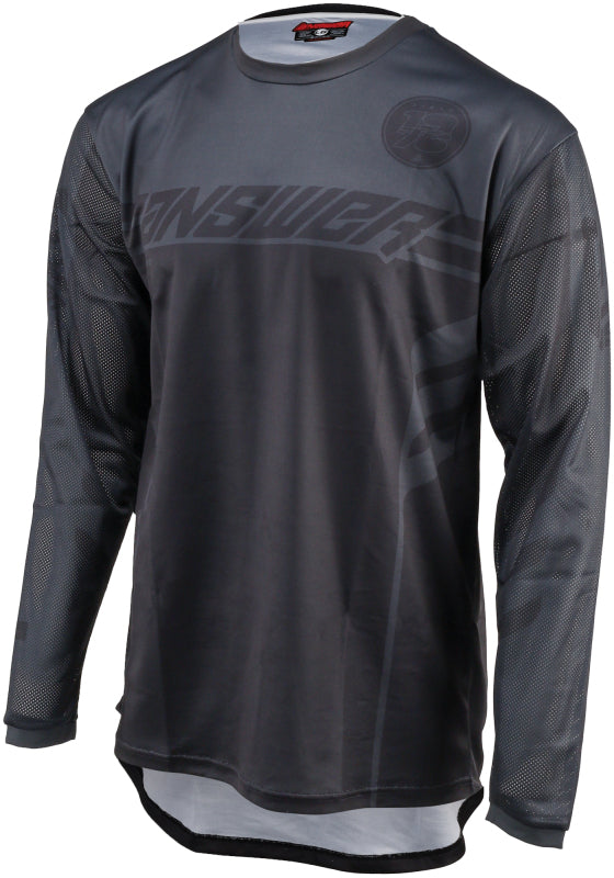 Answer 24 Arkon Nitrus Jersey Black/Grey - Large 442489