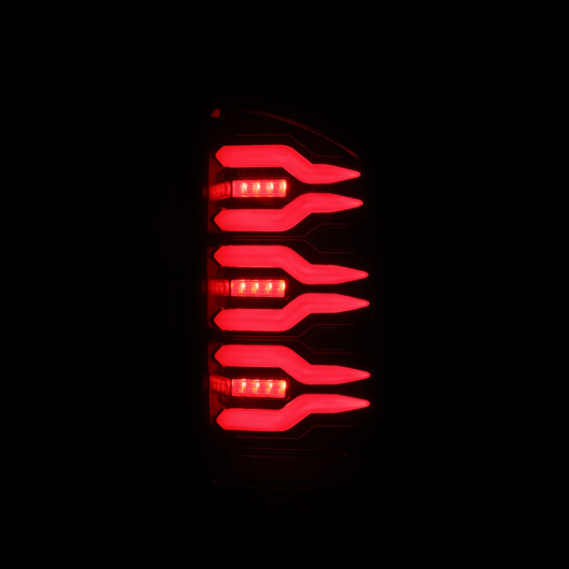 AlphaRex 02-06 Dodge Ram1500 + 03-06 Dodge Ram2500/3500 Luxx-Series LED Tail Lights (Pair) Black/Red 641030