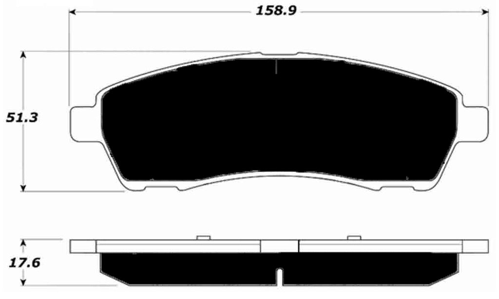 Porterfield Brake Pads for 2002 FORD F250 3/4 Ton 4WD Rear Discs 7 Lug