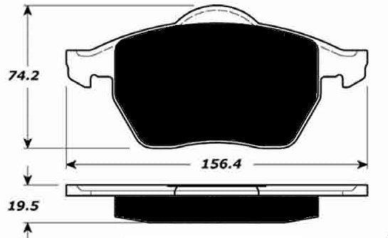 Porterfield Brake Pads for 2002 VOLKSWAGEN PASSAT 4-Motion AWD