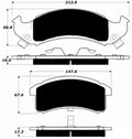 Porterfield Brake Pads for 1997 PONTIAC FIREBIRD w/Rear Drums