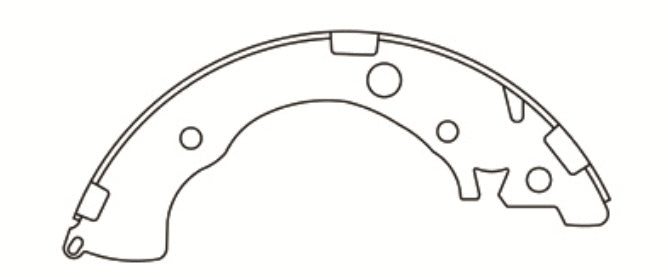 Porterfield Brake Shoes for 2009 HONDA CIVIC Coupe DX