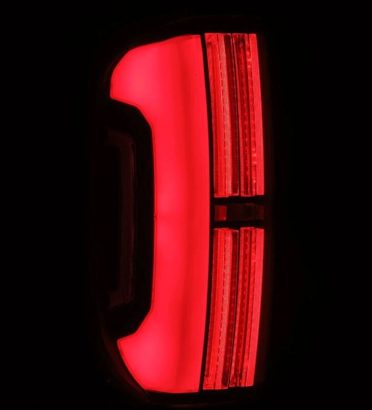AlphaRex 14-21 Toyota Tundra Nova-Series LED Tail Lights - Black Red 672052