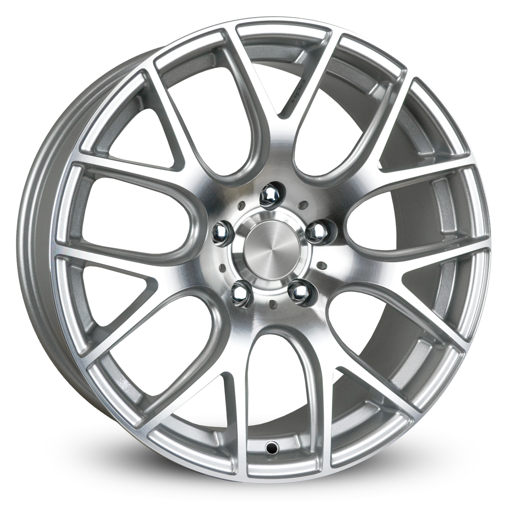 PRO SPOKE | Silver Machined Face | 18x9.0 ( 5x120 )