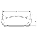 PFC Spec Miata (NA 1.6L) Rear Brake Pads - 08 Compound - 0458.08.13.44