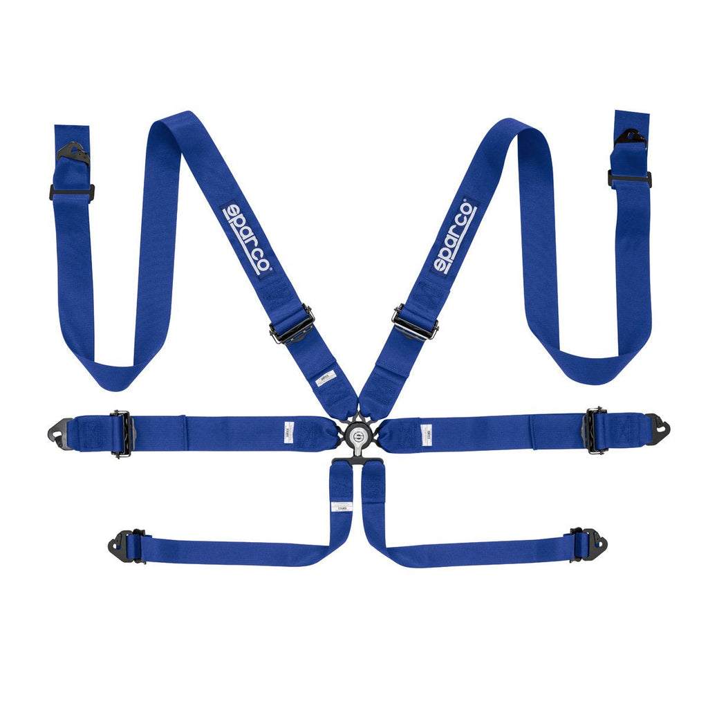 Sparco FIA 6-Point Racing Harness - Aluminum