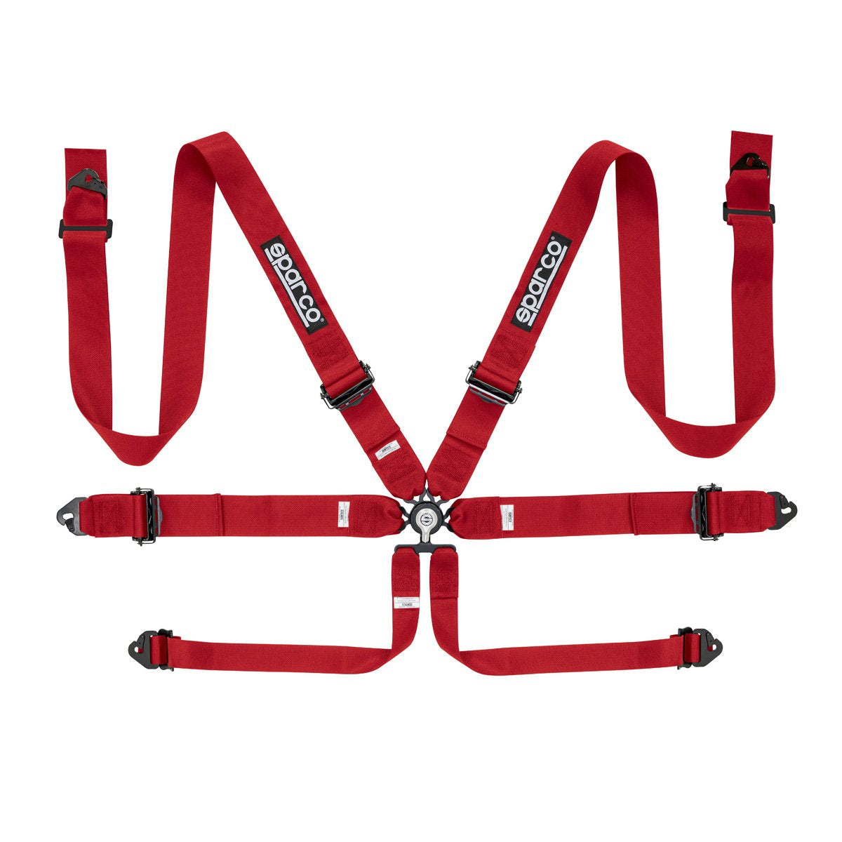 Sparco FIA 6-Point Racing Harness - Aluminum