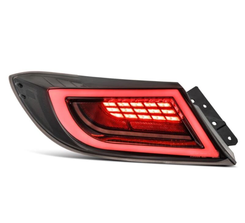 AlphaRex 22-24 Toyota GR86 LUXX LED Taillights Black Smoke 675020