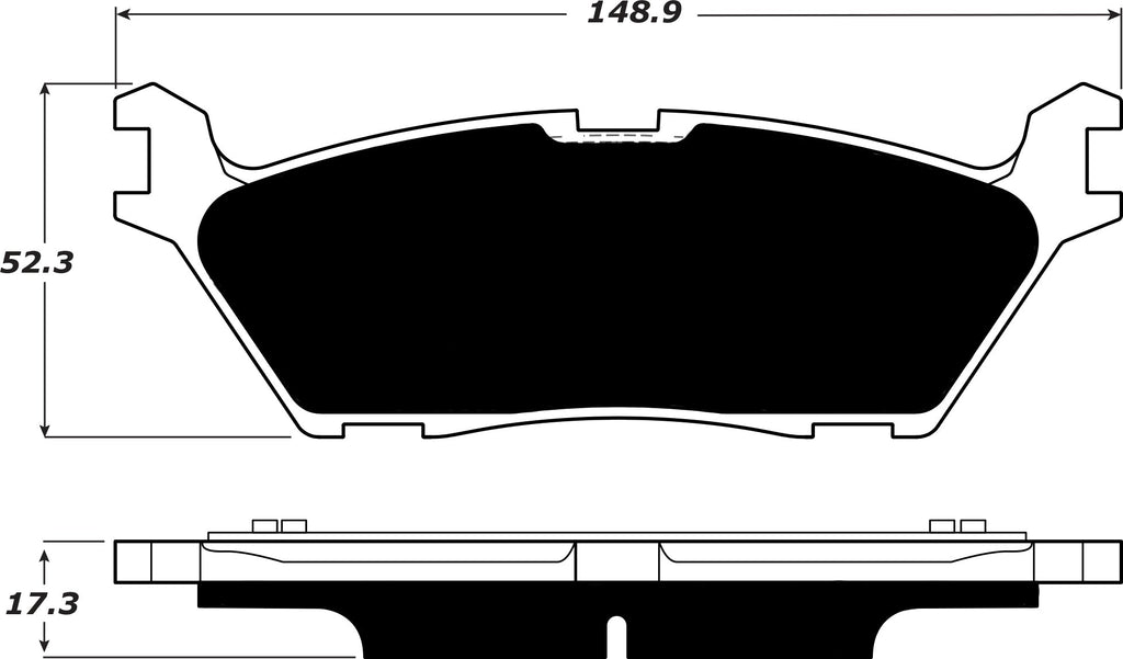 Porterfield Brake Pads for 2017 FORD F150 2wd / 4wd w/Electric PB