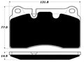 Porterfield Brake Pads for 2009 VOLKSWAGEN TOUAREG 2 V8 4.2L w/330mm Front Discs