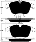 Porterfield Brake Pads for 2017 VOLVO V60 w/ 300mm Front Disc