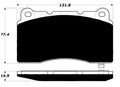 Porterfield Brake Pads for 2018 CHEVROLET CAMARO (Brembo 4 Piston)