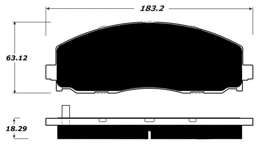 Porterfield Brake Pads for 2017 DODGE JOURNEY