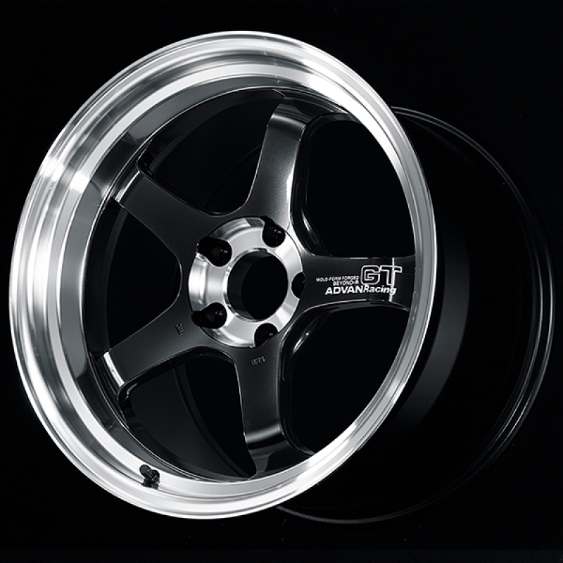 Advan GT Beyond-R 18X10.0 / +35 Off / 5x114.3 BC / 73mm Bore / Diamond Cut and Dark Platinum Black YAQC8K35EDPB