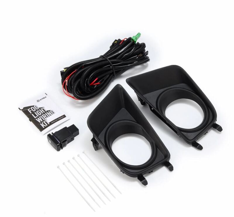 AlphaRex 12-15 Toyota Tacoma Bezel & Wiring Kit (Does Not Include Fog Lights) 211005