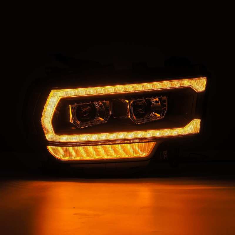 AlphaRex 19-21 Ram 2500 PRO-Series Projector Headlights Plank Style Black w/Activation Light 880547