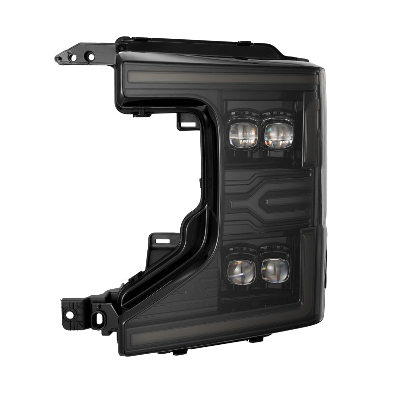 AlphaRex 20-22 Ford F-250/350/450 SD NOVA-Series LED Proj Headlights Alpha-Bk w/Acv Light SS & SBDRL 880340