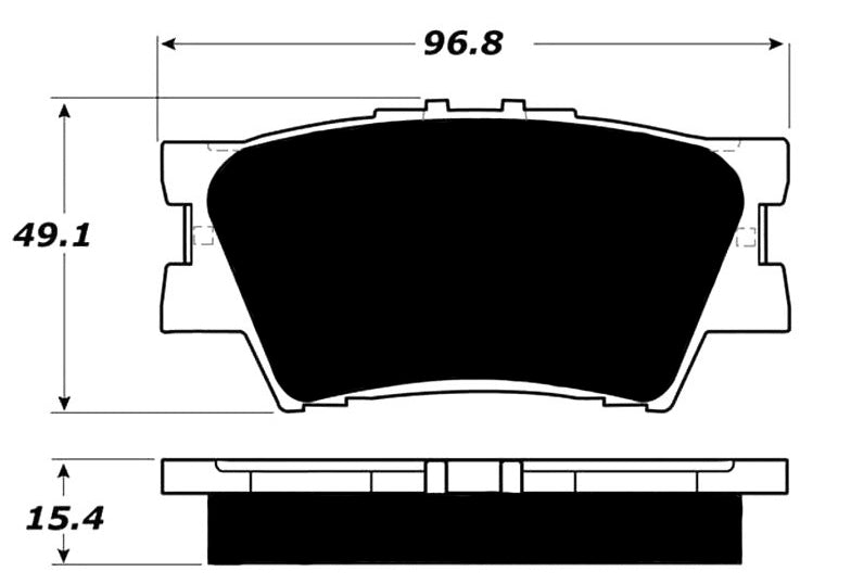 Porterfield Brake Pads for 2009 TOYOTA MATRIX XRS