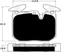 Porterfield Brake Pads for 2016 MINI Cooper w/JCW 5 Lug