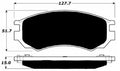 Porterfield Brake Pads for 1993 NISSAN NX Coupe SE w/o ABS