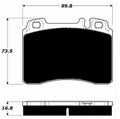 Porterfield Brake Pads for 1994 MERCEDES-BENZ SL320