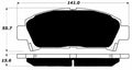 Porterfield Brake Pads for 1995 TOYOTA MR 2 Turbo