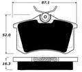 Porterfield Brake Pads for 2016 VOLKSWAGEN BEETLE R-Line w/TWR Rear Calipers w/o Sensor