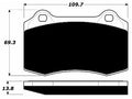 Porterfield Brake Pads for 2014 DODGE CHARGER SUPER BEE 6.4L HEMI SRT-8