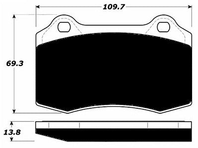 Porterfield Brake Pads for 2014 DODGE CHARGER SUPER BEE 6.4L HEMI SRT-8