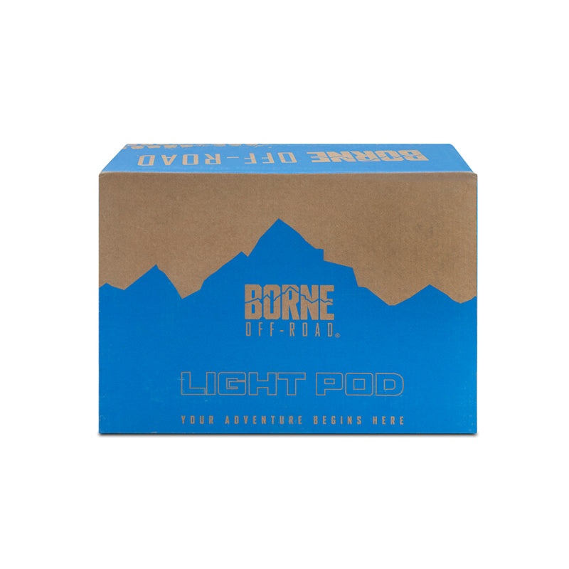 Borne Off-Road 21+ Bronco Light Pods 4pc Ditch 3x3 Spot BNLT-BR-21-DT4S