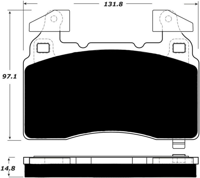 Porterfield Brake Pads for 2016 CHEVROLET CORVETTE Z51