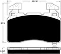 Porterfield Brake Pads for 2014 CHEVROLET CORVETTE Z51