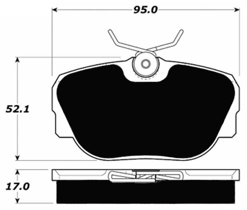 Porterfield Brake Pads for 1991 BMW 318 Series E30