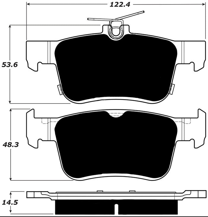 Porterfield Brake Pads for 2017 HONDA CIVIC Coupe