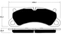 Porterfield Brake Pads for 2015 PORSCHE 911 Carrera S w/Iron Disc