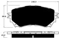 Porterfield Brake Pads for 2017 MAZDA 6